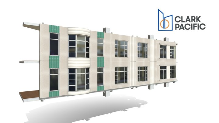 Wilshire Gayley Clark Pacific 3D Model