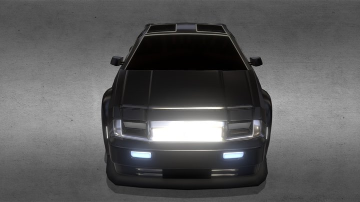 Pontiac Fiero Custom Bodykit 3D Model