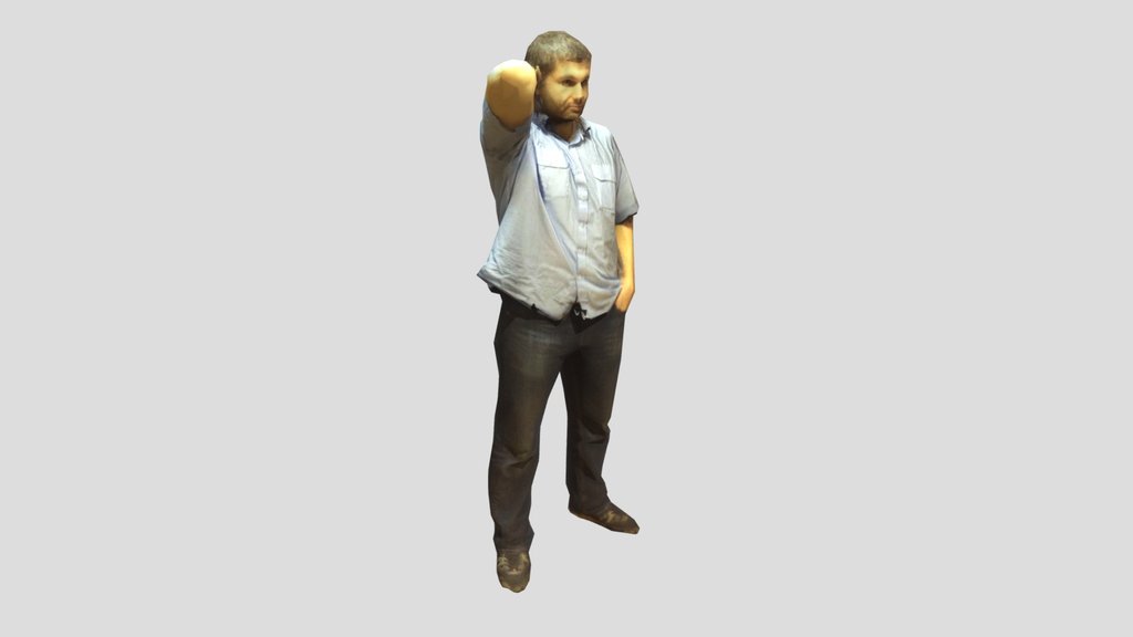 Realistic Guy Standing