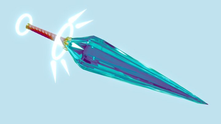 White Knight's Sword 3D Model