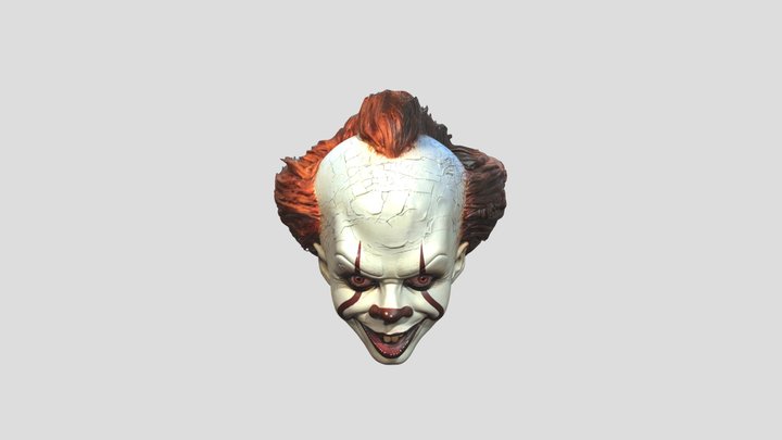 Pennywise Head (IT: Chapter 1) – Modello 3D gratuito STL