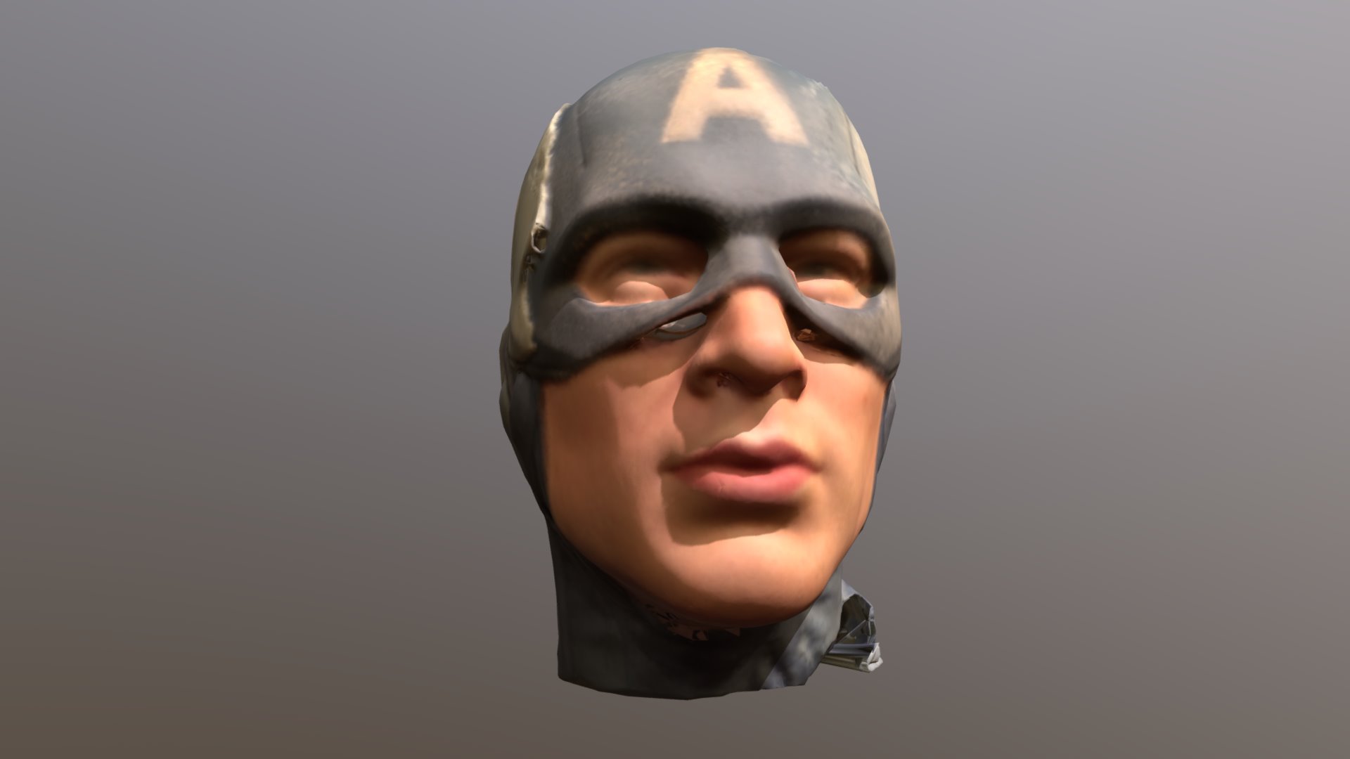 Chris Evans Captain America Download Free 3d Model By David 