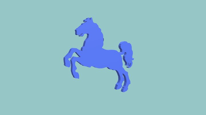 Sagoma Cavallo 3D Model