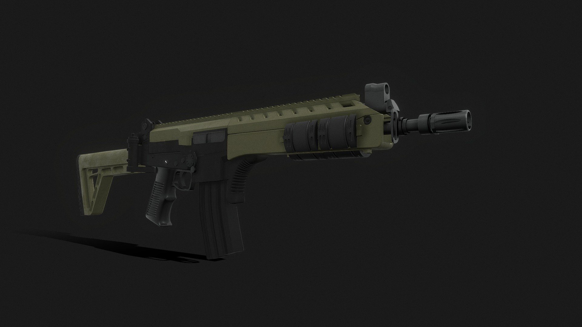Fuzil IA2 - 3D model by passos.blend (@passosdesign) [9a641dd] - Sketchfab