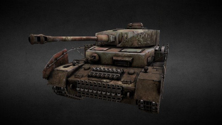 Panzer IV H 3D Model