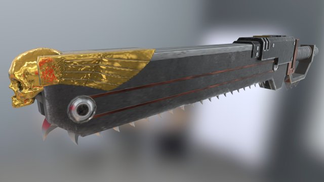 Chainsword 3D Model