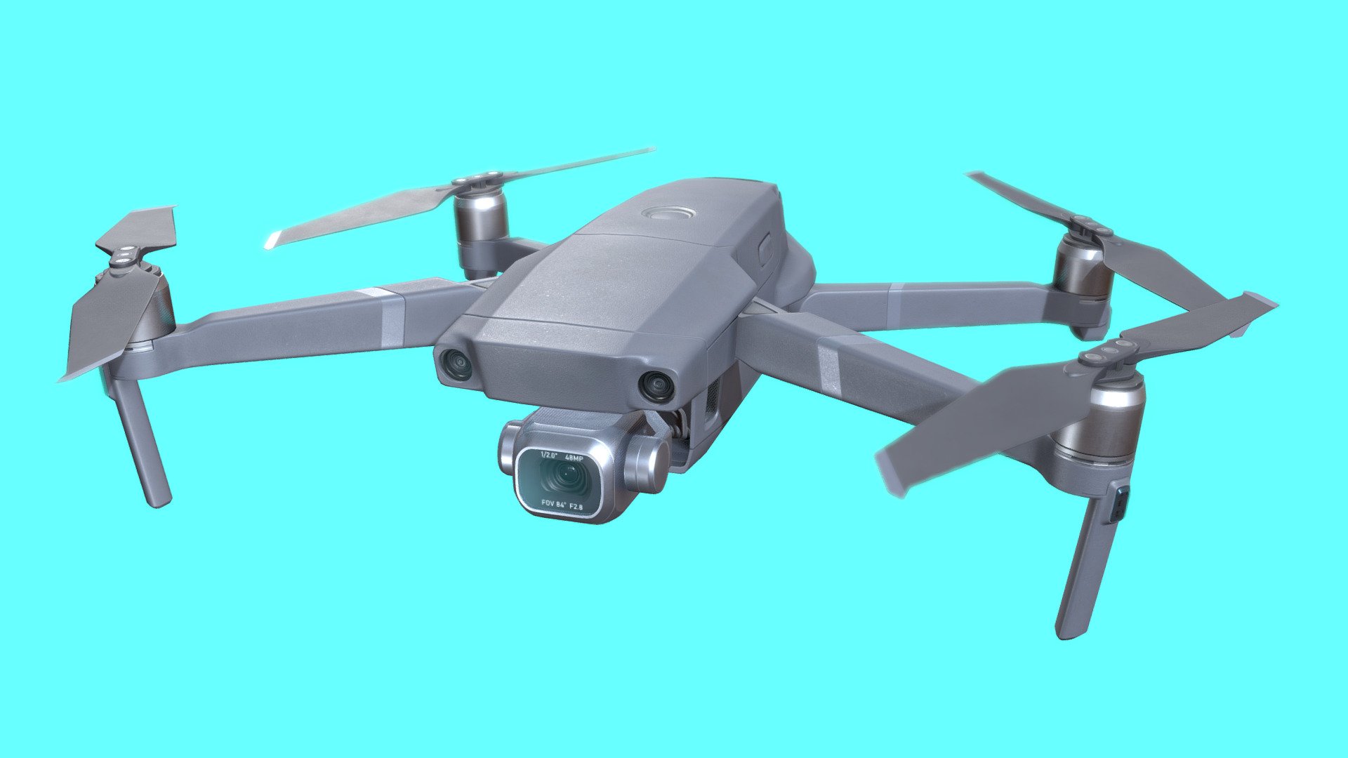 Quadcopter 3d Model By Ramhat [9a64480] Sketchfab