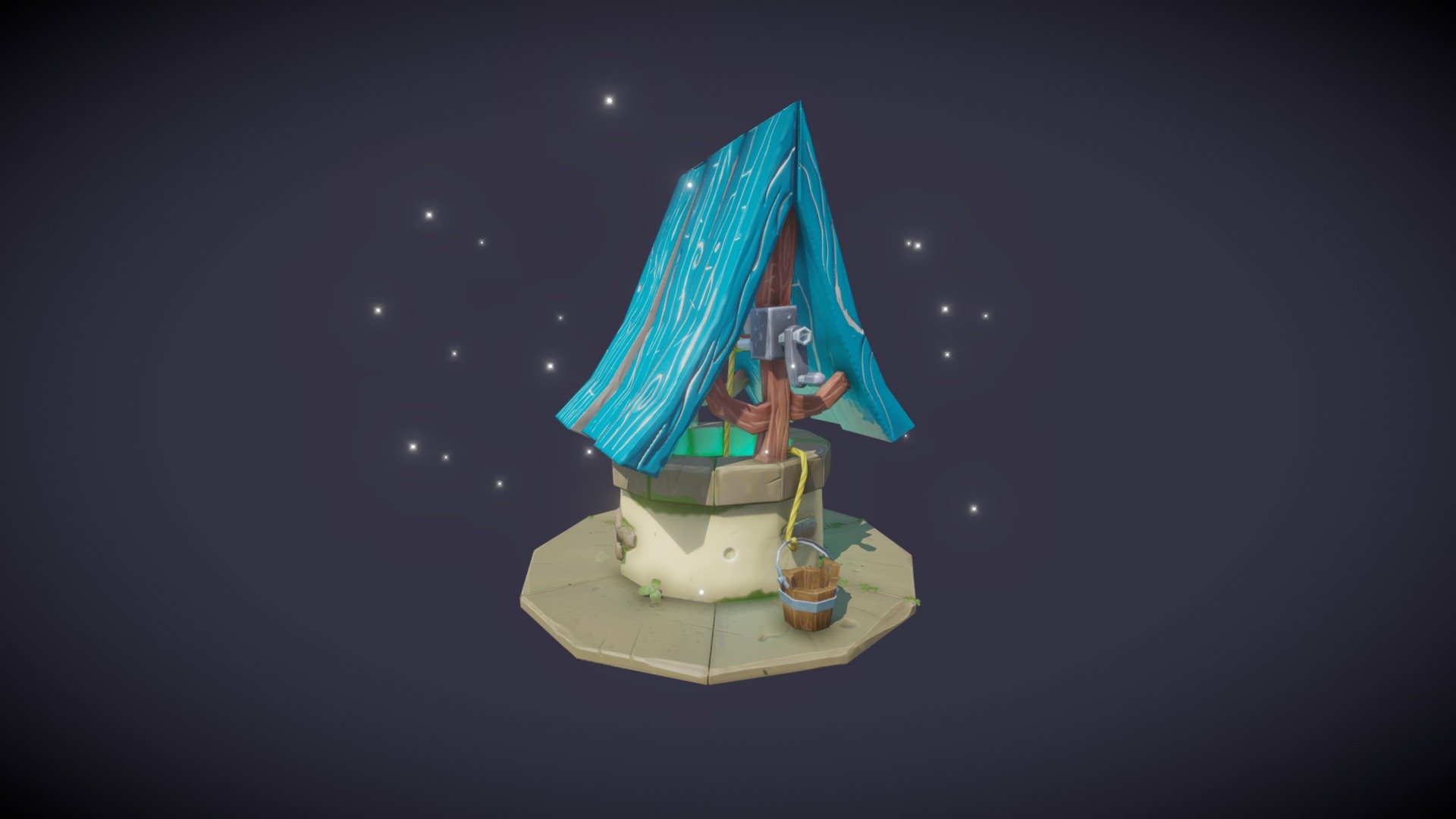 Fantasy Well - Buy Royalty Free 3D model by The Poly Coven (@polycoven ...