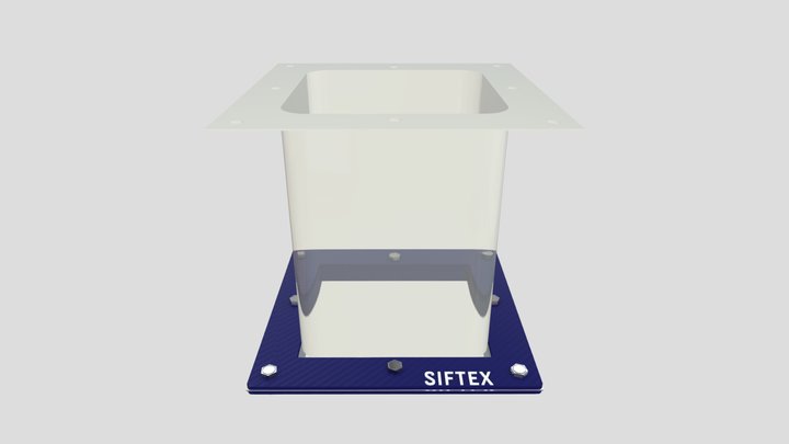 Clearflex SDX Custom Connector | Siftex 3D Model