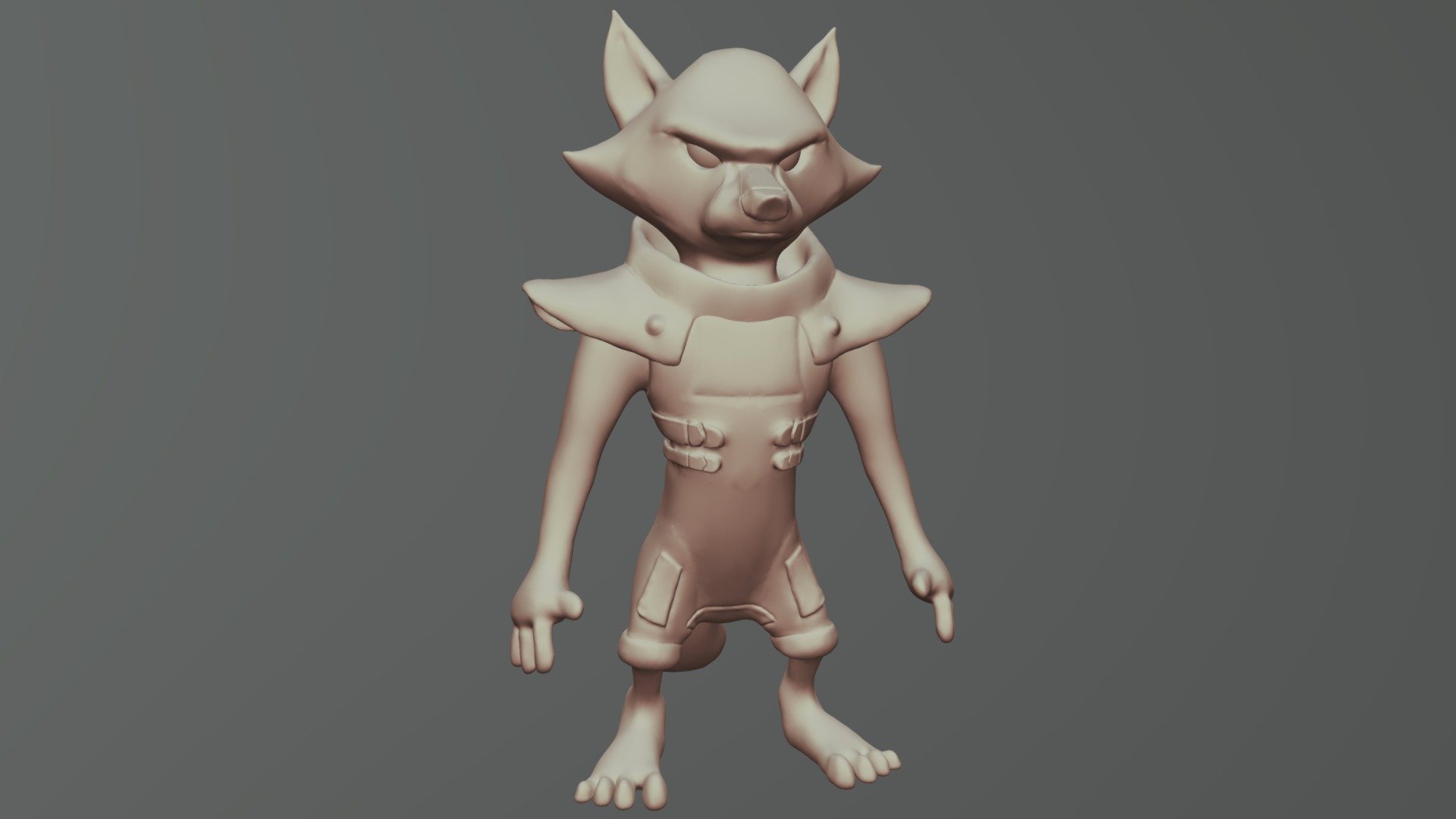 wip - Rocket Raccoon - escultura ajustes - 3D model by talitacorreia ...