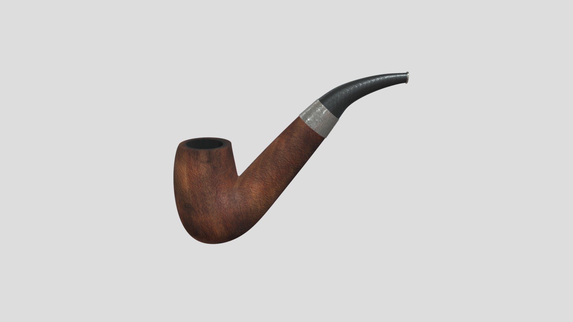 Old smoking pipe - 3D model by Vladimir Glavatskikh (@kurtikan2 ...