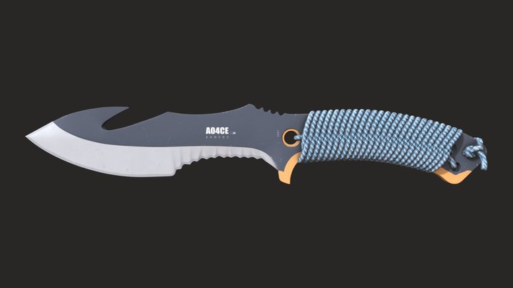 Call of Duty MW3 - Fanart Tactical Knife 3D Model