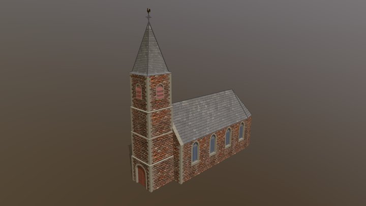 Small church 3D Model