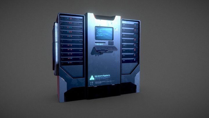 Server - Mainframe Model 3D Model