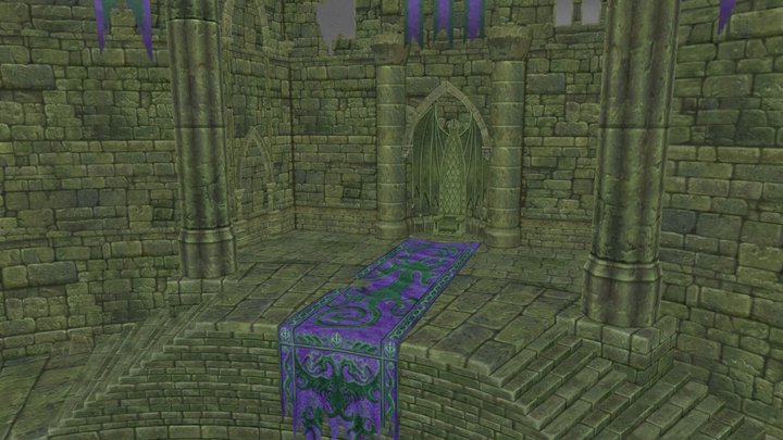 Maleficent's Throne Room – Modello 3D gratuito STL