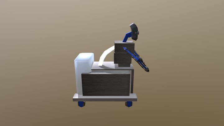 Robô Operário 3D Model