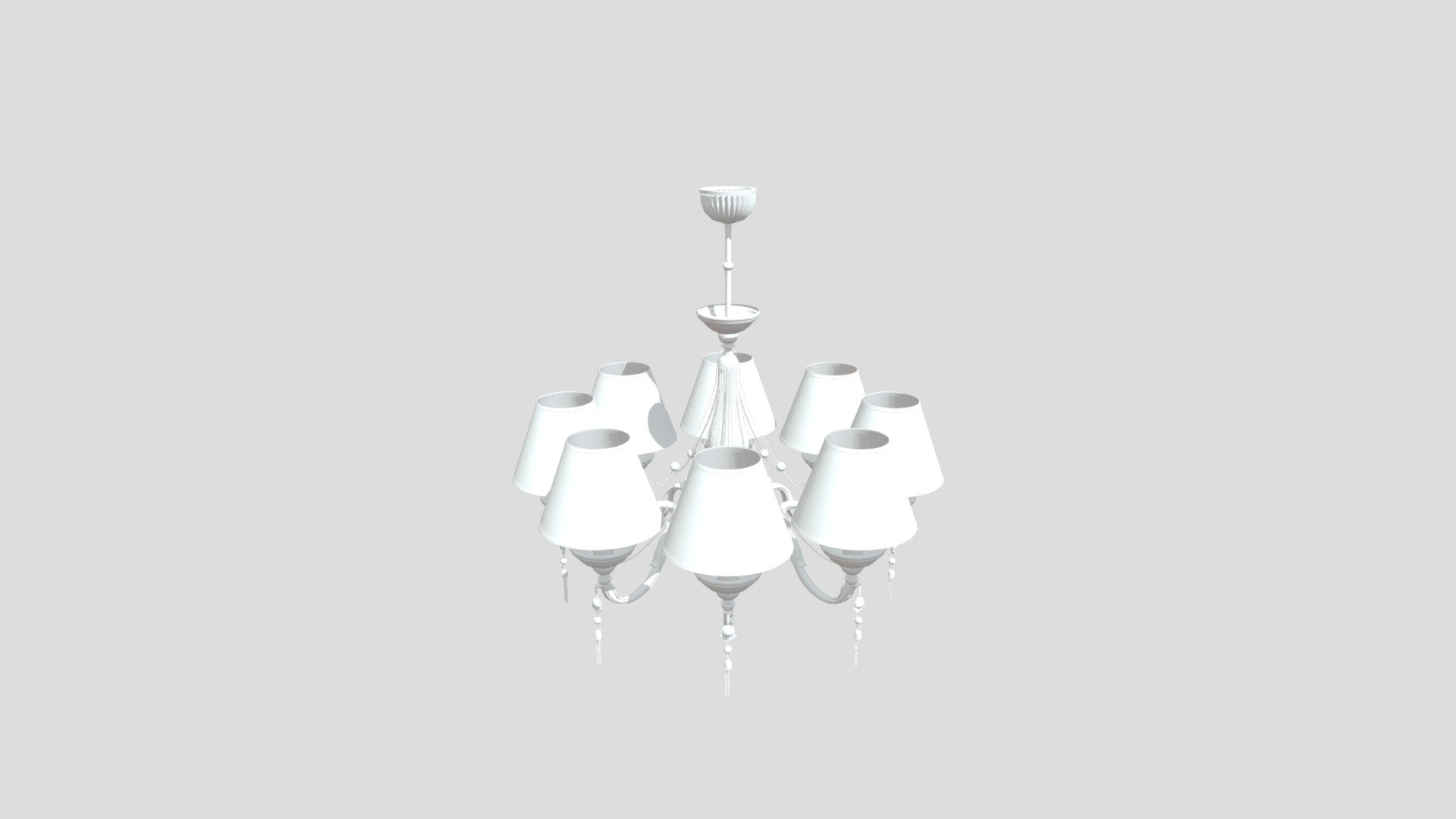 Потолочная люстра в стиле винтаж Kutek - Download Free 3D model by Lu ...