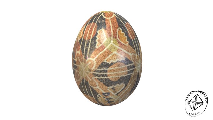 Decorated Egg - D444