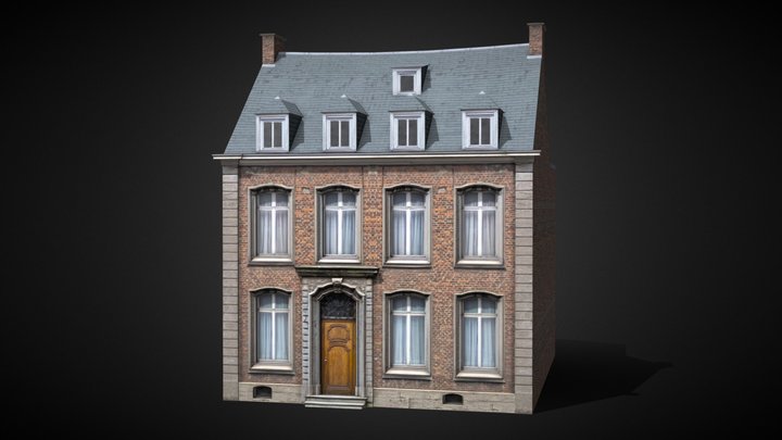 Nivelles House 9 [Belgium] 3D Model