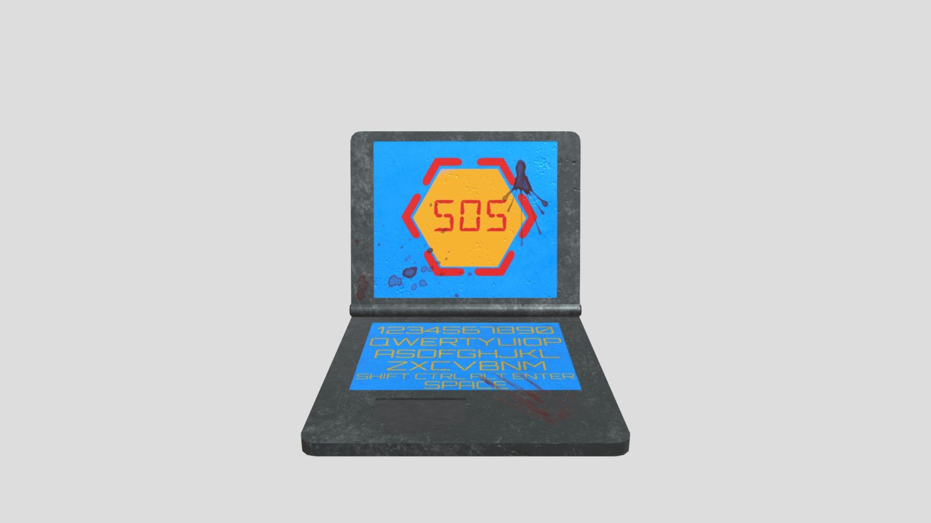 Laptop (Damaged)