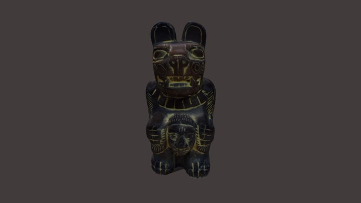 Figura Zoomorfa Tiwanaku 3D Model