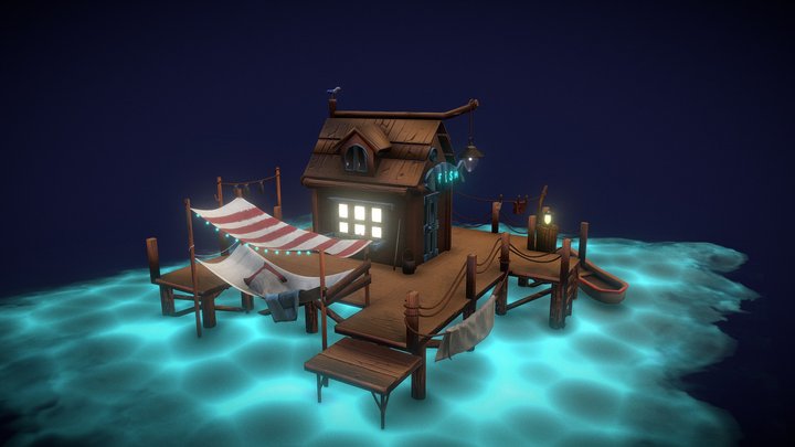 Fisherman's House 3D Model