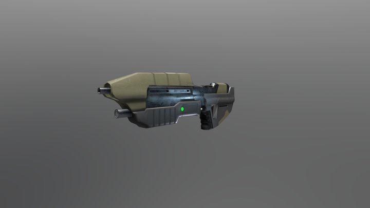 Halo CE Assault Rifle 3D Model
