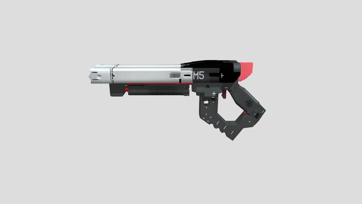WSTE-M5 Combat Shotgun 3D Model