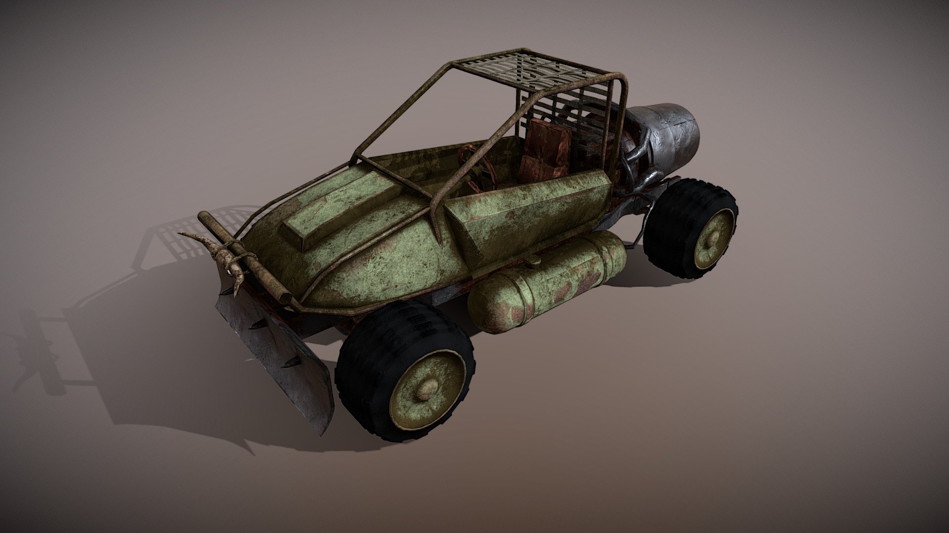 Waste Land Buggy - Download Free 3D model Thunder [9a71ca3] Sketchfab