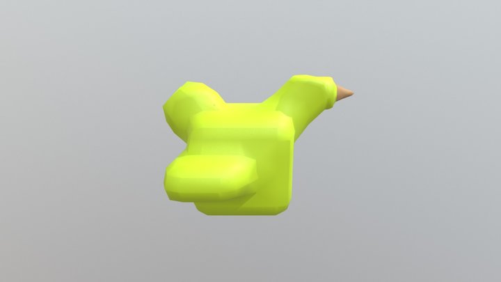 Chicken Player 3D Model