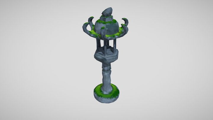 Stylised Lantern 3D Model