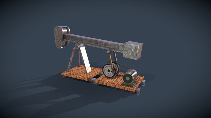 Oil-Pump  Animated 3D Model