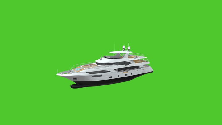 Yacht 3D Model