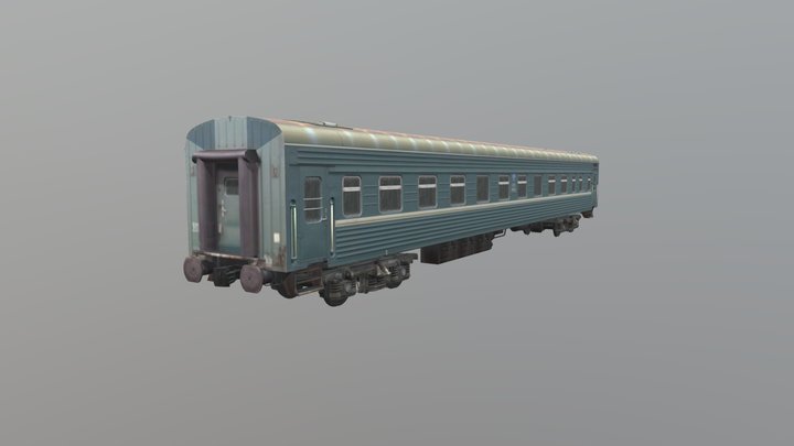 Passazhirskiy vagon kupe – Modello 3D gratuito STL