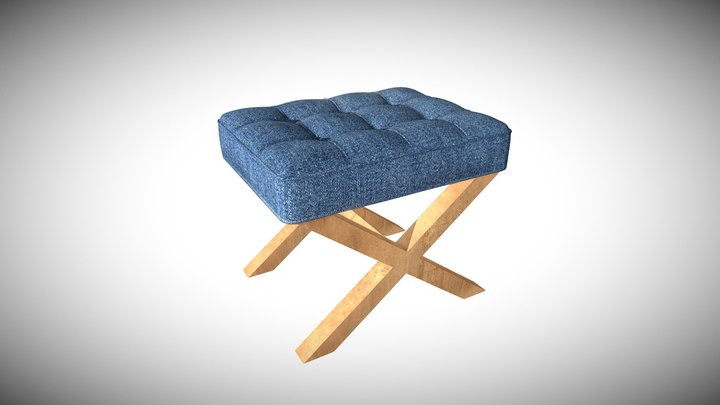 Pouf Cubique 3D Model