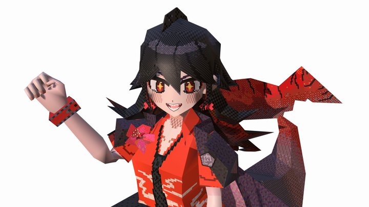 Akami Chiyo【Yume Girls!】 3D Model