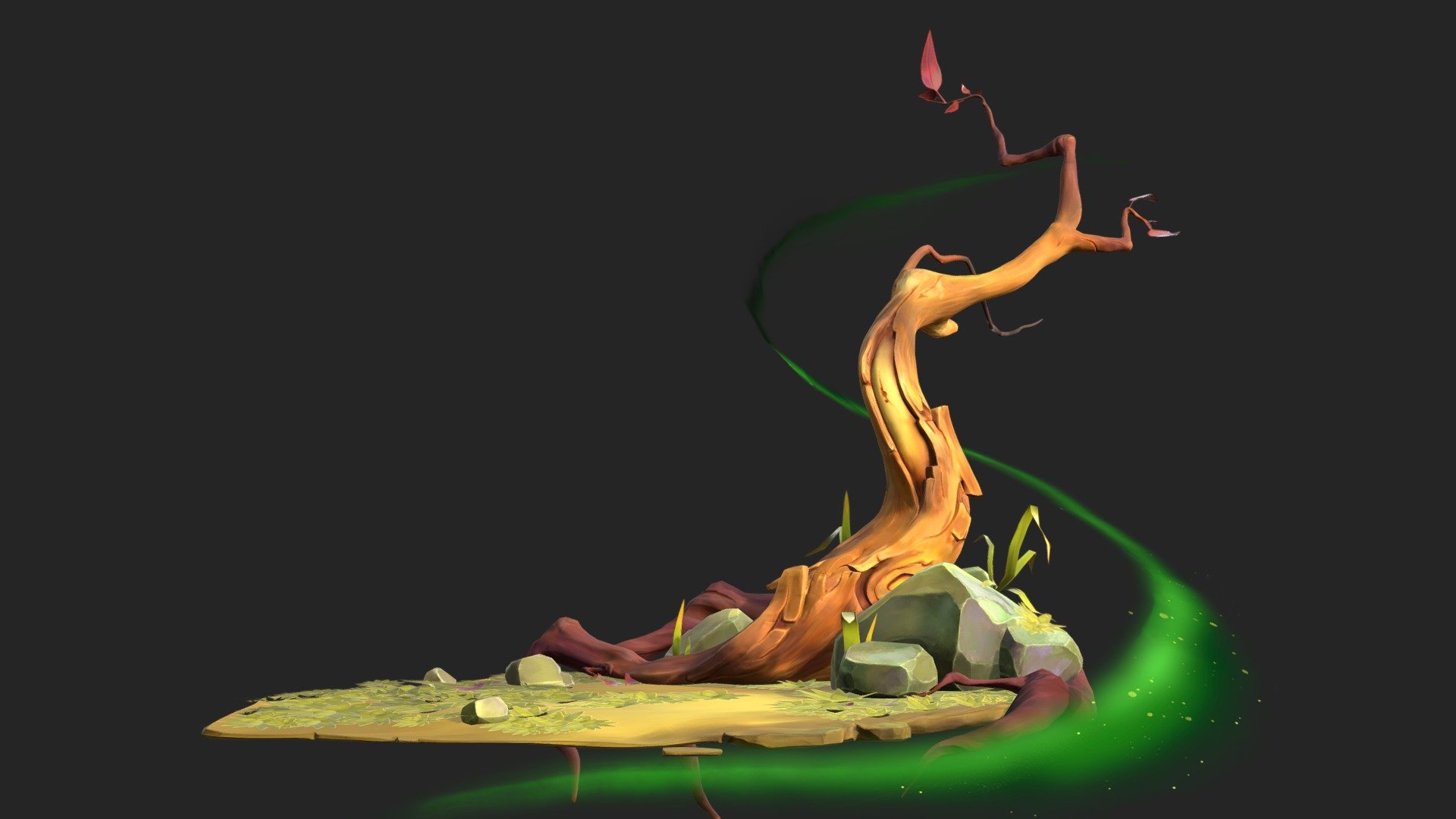 Poisoned tree - 3D model by inkboo [9a7ad40] - Sketchfab