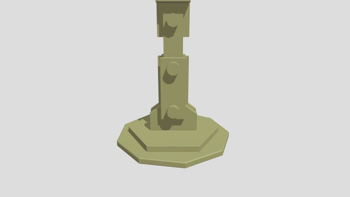 Robot Arm, Right Angle to the Left 3D Model