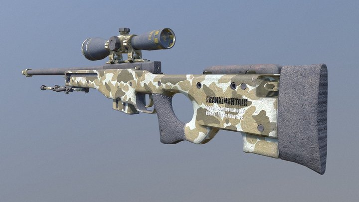 Accuracy International L96A1 / Arctic Warfare 3D Model