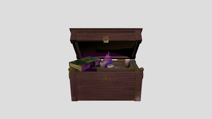 Witch Chest 3D Model