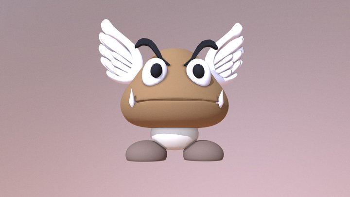 Paragoomba (Super Mario Bros) – Free 3D Model STL