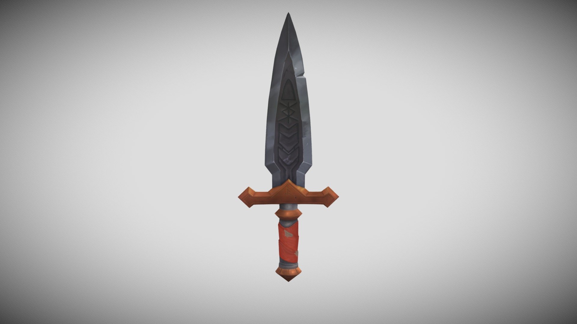 Handpainted dagger - 3D model by INKeep Studio (@inkeep) [9a7d560 ...
