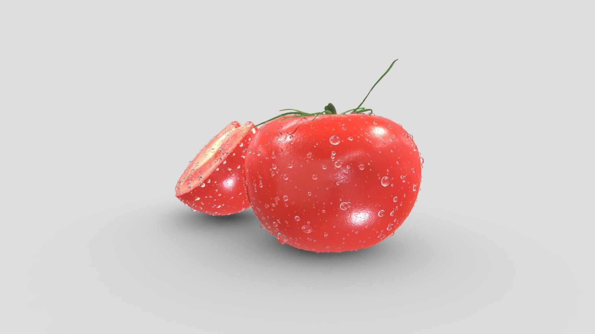 Tomato 3D Fruits And Vegetables Models