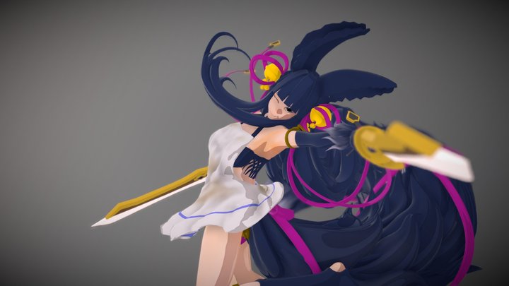 Yuel ( GranbluFantasy) 3D Model