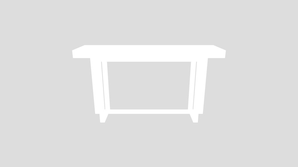 Modern Black Entryway Console Table