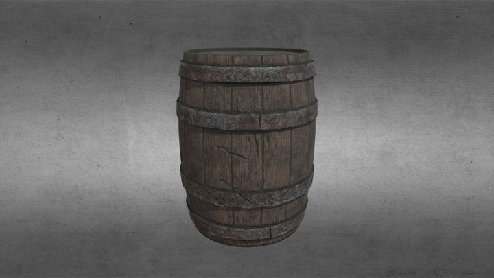 Barrel 3D Model