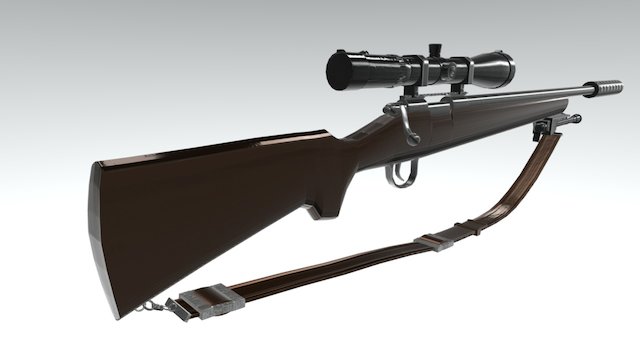 R700 Sniper 3D Model