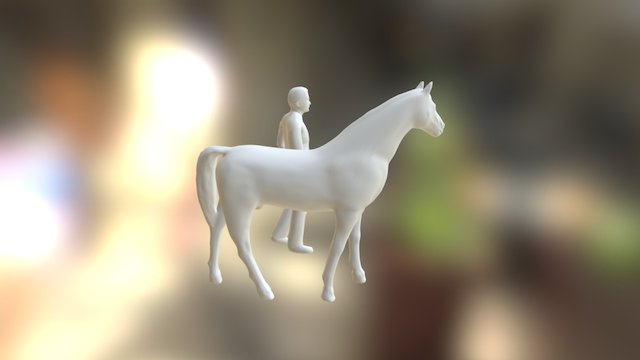 3D фигура Конь 3D Model