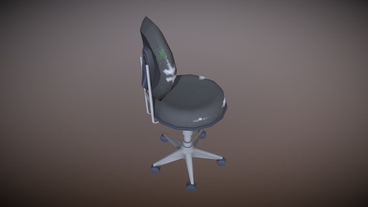 Old office chair 3D Model