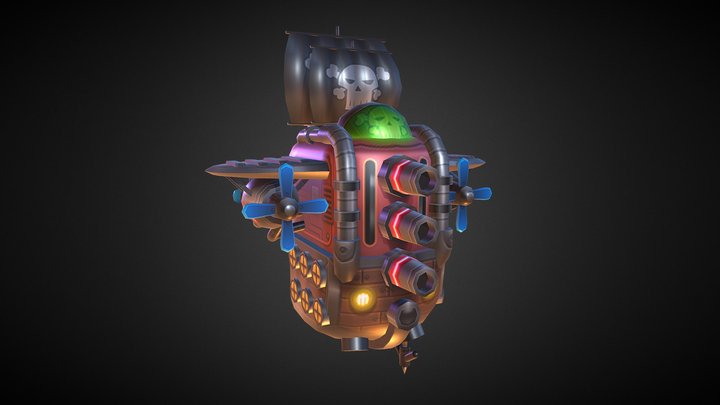 Pirate Ship 3D Model